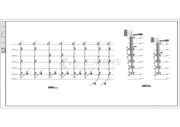某砖混住宅建筑水暖给排水方案设计施工CAD图纸（含设计说明）-图一