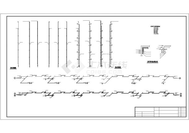 某小区跃层建筑全套给排水方案设计施工CAD图纸（含设计说明）-图二