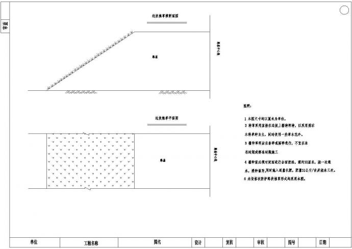 经典建设工程边坡防护型式cad图集_图1