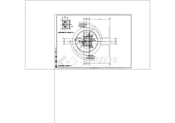 地下1地上6层旋转楼梯cad非常标准图纸-图一