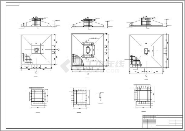 两层型钢混凝土食堂结构施工图（CAD，55张图纸）-图一