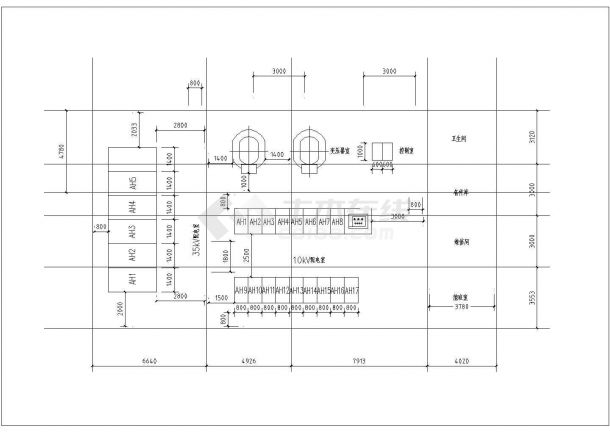 某大型厂区变配电工程设计cad全套电气施工图纸（含设计说明）-图二