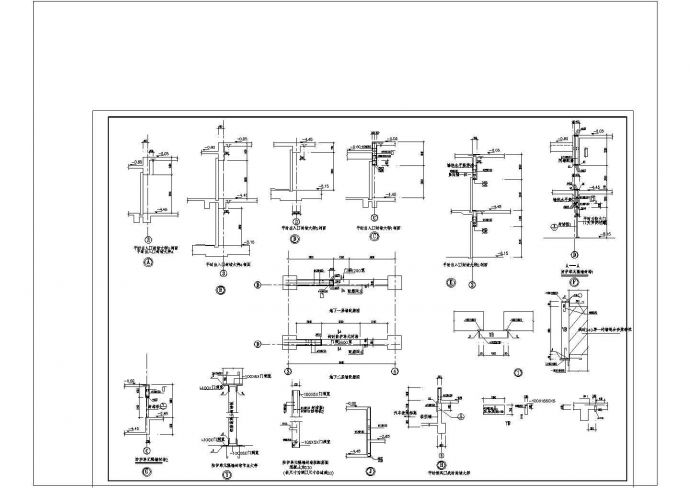 基础及地下室结构cad非常标准图纸_图1