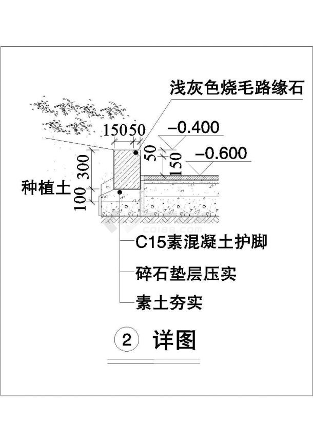 某景观浮雕墙设计cad建筑施工详图-图一