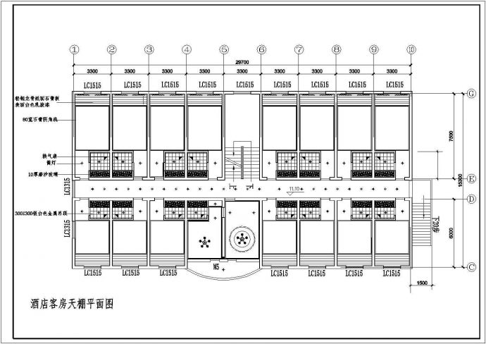 苏州市姑苏区某高档商务酒店平面布置设计CAD图纸_图1