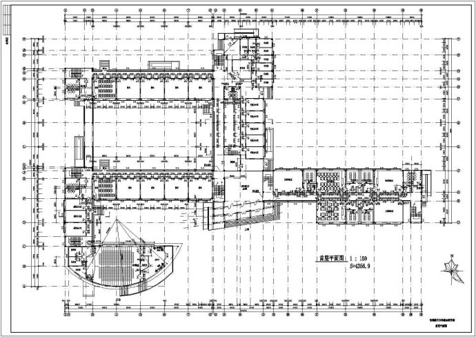 首都航天中学综合教学楼建施图_图1