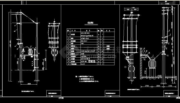 某大型高压变配电工程高低压柜设计cad完整配电施工图纸（甲级院设计）-图二