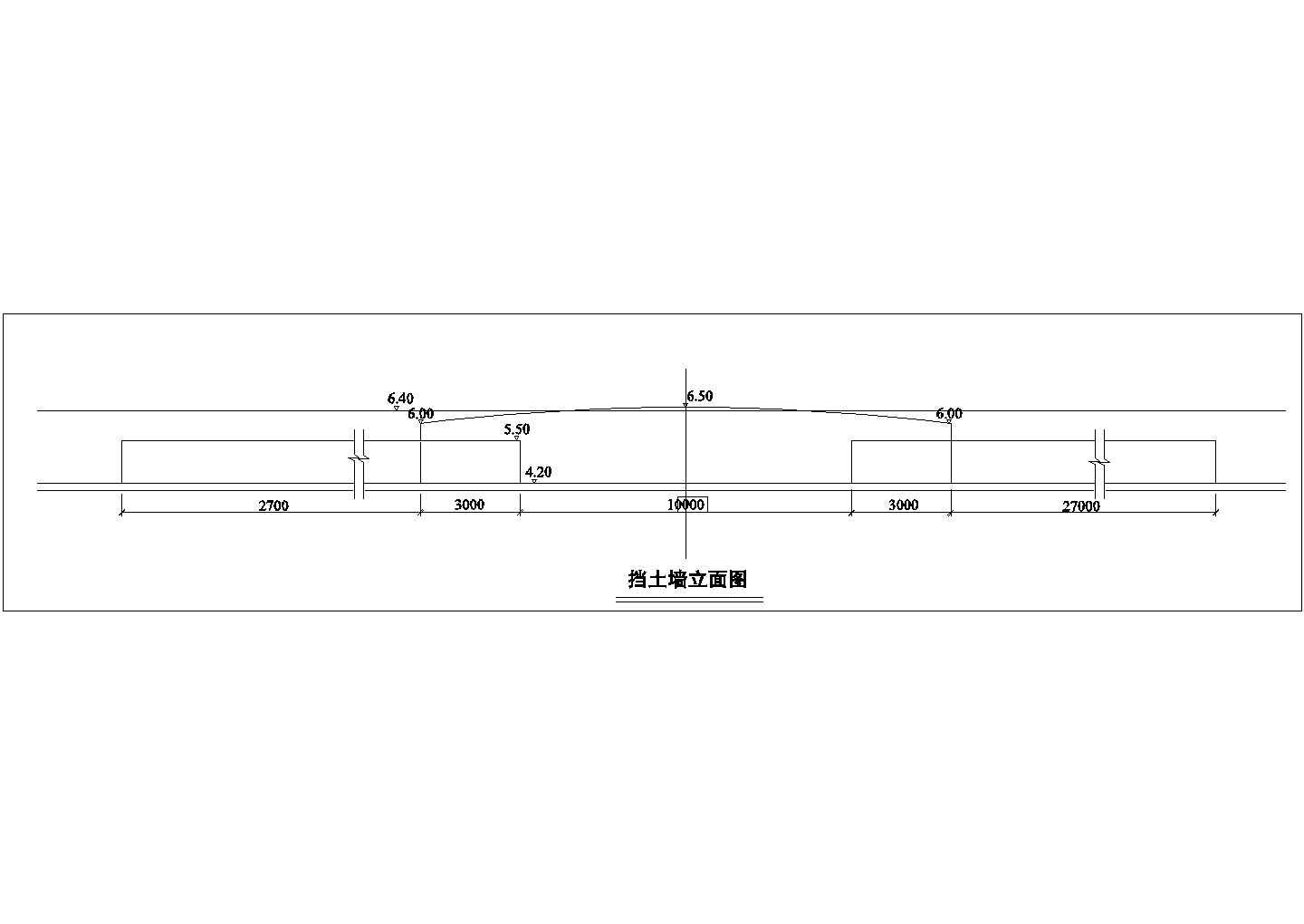 某特色景观围墙设计cad 建筑施工详图