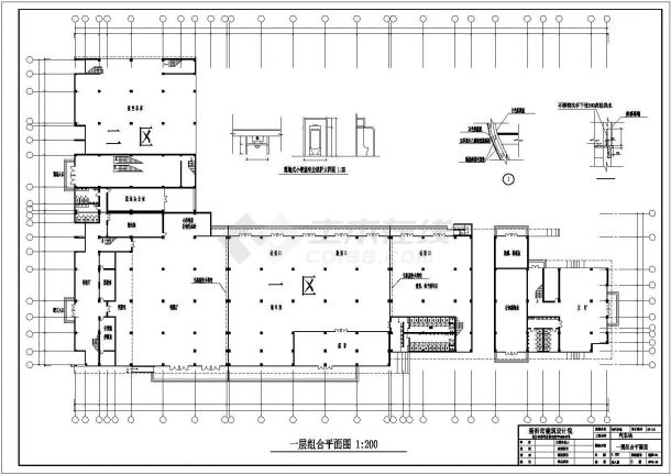 14221平方米四层长途汽车客运站设计cad图，含设计说明-图二