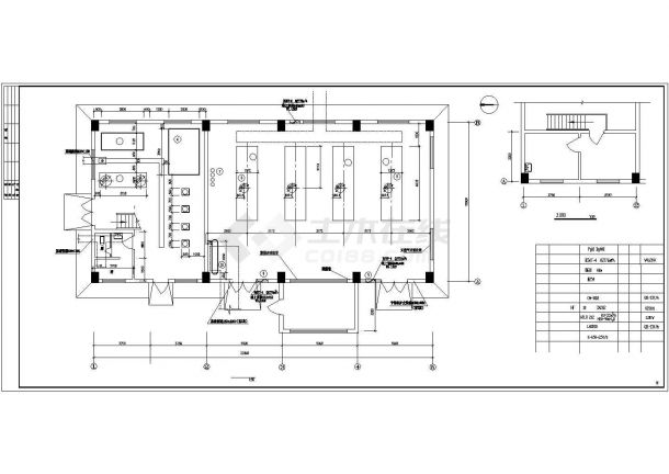 蒸汽锅炉房设计cad图（某食堂和开水房提供所需），含设计说明-图一