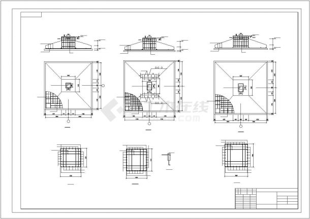 两层型钢混凝土食堂结构设计施工图-图二