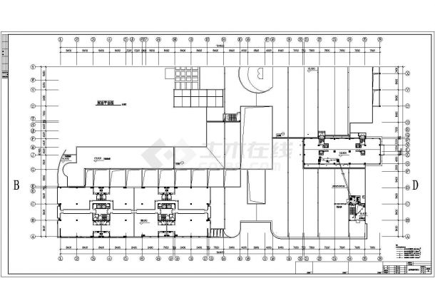商场消防报警设计CAD平面图-图二