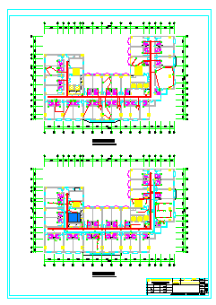 某南塔楼电气设计CAD施工图_图1