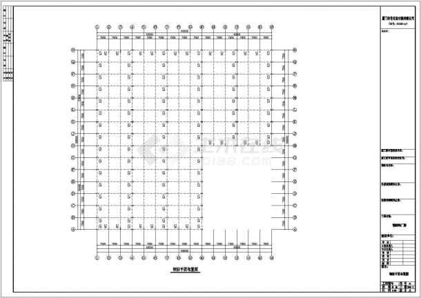 厦门住宅设计的钢结构工程CAD-图二