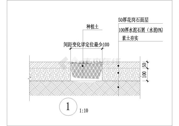 某健身广场规划设计cad施工详图-图一