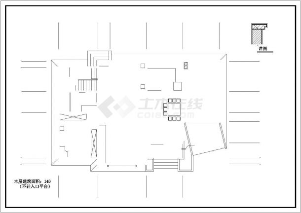 滁州市某现代化村镇2层砖混结构民居楼建筑设计CAD图纸-图二