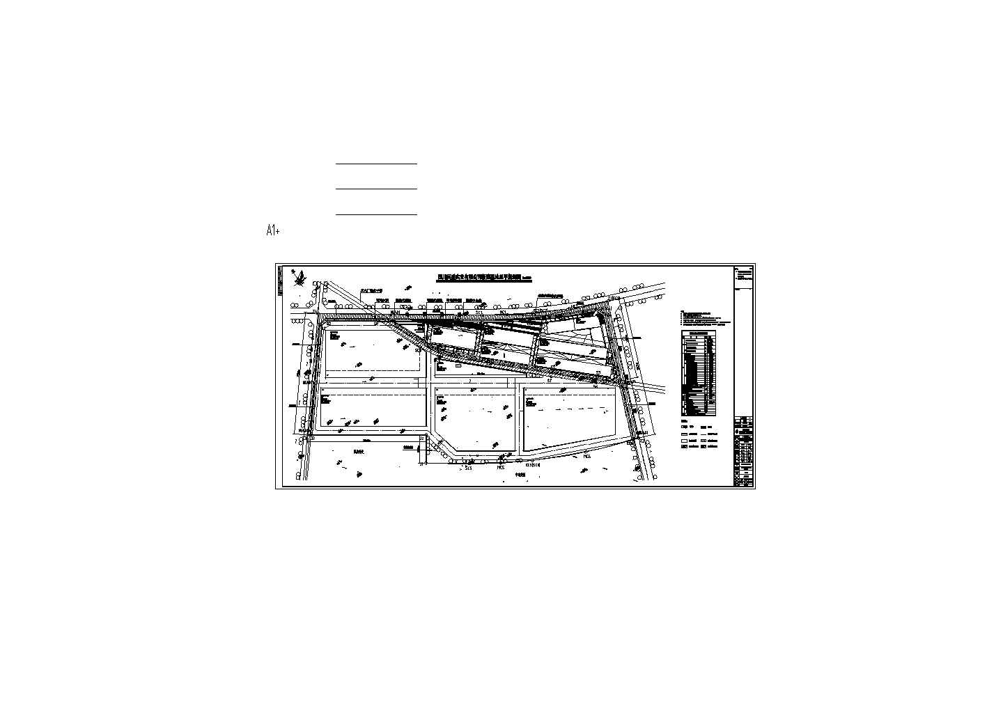 四川成都闵胜总图建筑工程CAD图