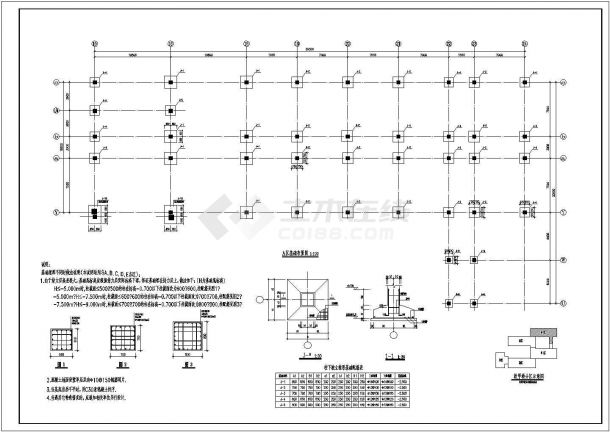 四坡屋面框架结构住宅设计CAD-图二