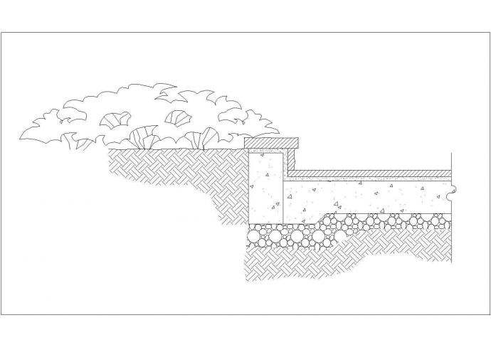 某排水地沟设计cad建筑施工详图_图1