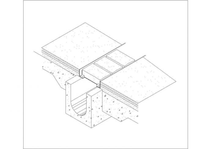某排水地沟设计cad建筑施工详图（含轴测图）_图1