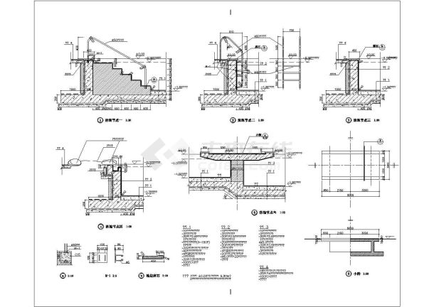 某水景规划设计cad建筑施工详图-图一