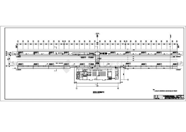 温州至福州铁路某站台钢结构CAD图纸-图二