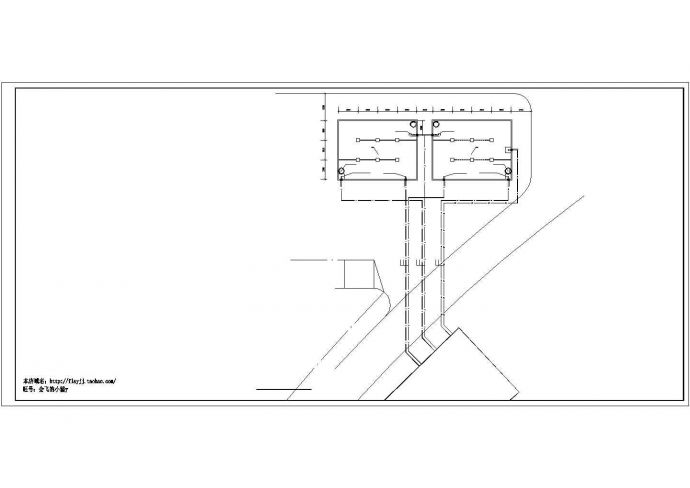 长60米 宽19.2米 -1+7层弧型办公楼给排水施工图_图1