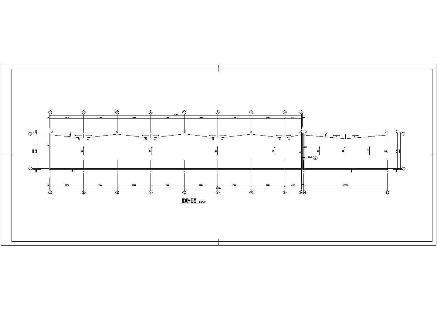 【苏州】某地万哒二层商业楼全套施工设计图纸(含屋顶平面图)