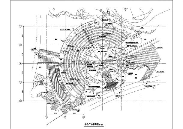 某景观广场规划设计cad详细施工图-图二