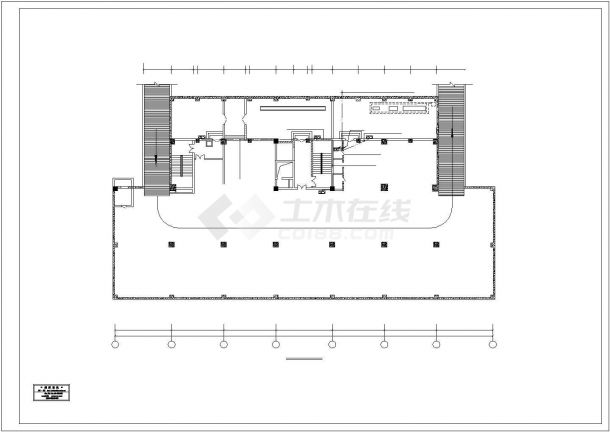 十六层办公楼开放式综合布线系统图纸-图二