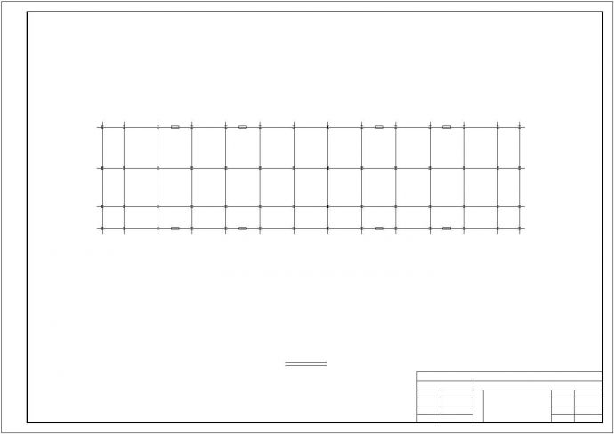 苏州市某电子厂4520平米三层框架结构加工车间建筑结构设计CAD图纸_图1