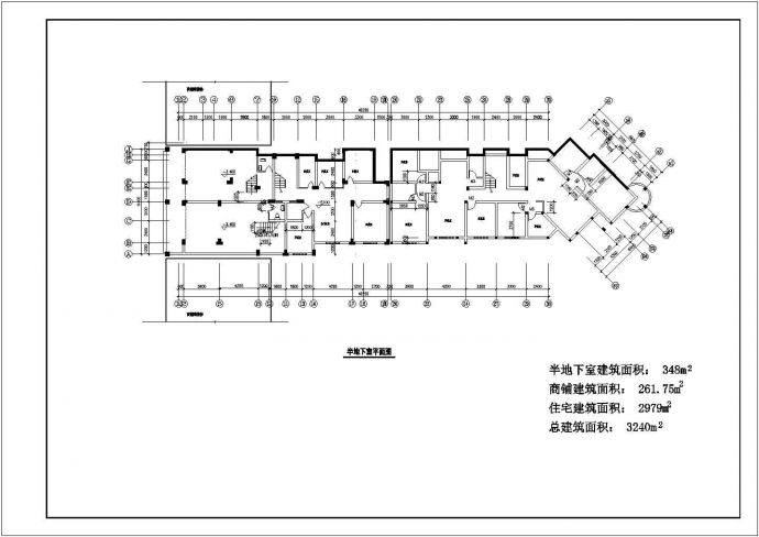 【江苏】某航运新村高层住宅建筑设计全套cad图纸_图1