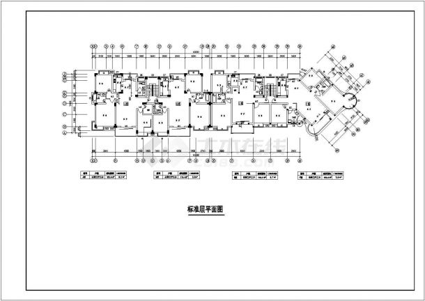 【江苏】某航运新村高层住宅建筑设计全套cad图纸-图二