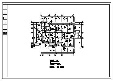 三层钢筋混凝土结构欧美别墅建筑结构施工cad图(带效果图，共十三张)-图一