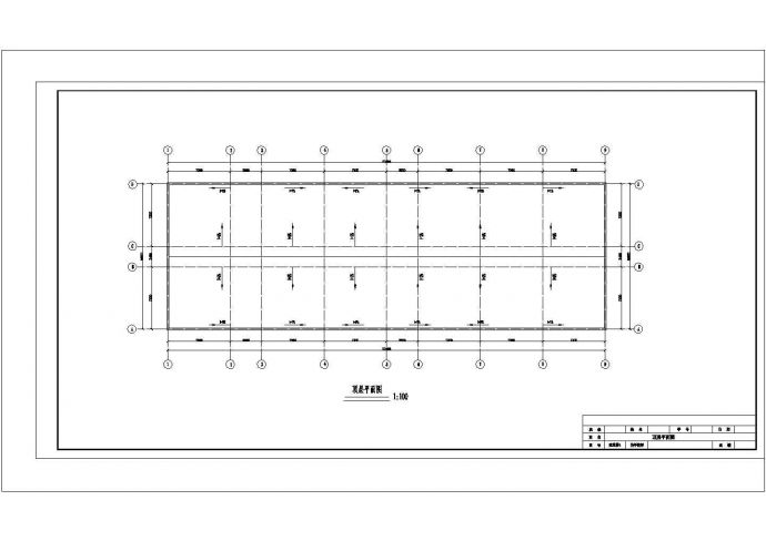 镇江市某建筑设计院4200平米5层钢混框架结构办公楼建筑设计CAD图纸_图1