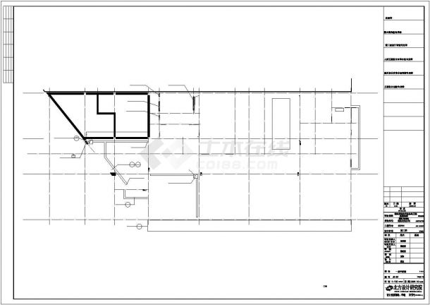 抚顺某工厂1750平米双层框架结构维修车间全套建筑设计CAD设计图-图一