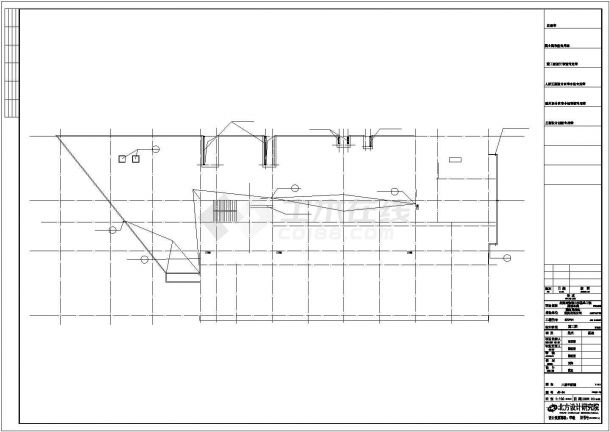 抚顺某工厂1750平米双层框架结构维修车间全套建筑设计CAD设计图-图二