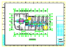 中型宾馆中央空调和卫生热水全套cad施工图_图1