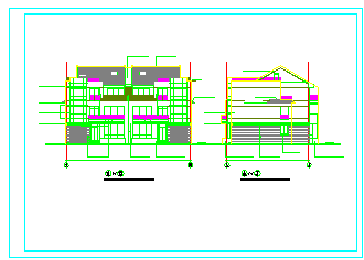 重庆某私人别墅建筑CAD整套设计图纸-图一
