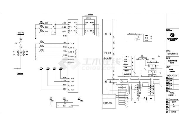 巫山变电站配电设计cad全套电气施工图（含设计说明）-图二