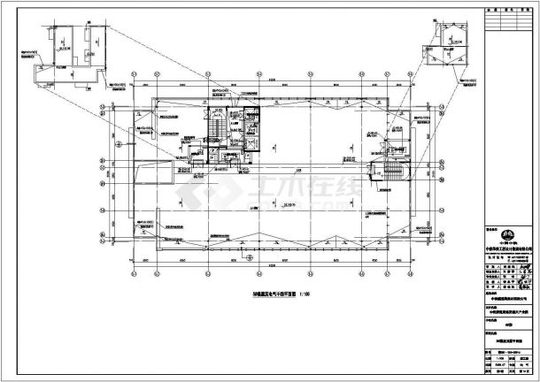 广东产业园某十六层办公楼配电设计cad全套电气施工图纸（含设计说明，含弱电设计，含消防设计）-图一