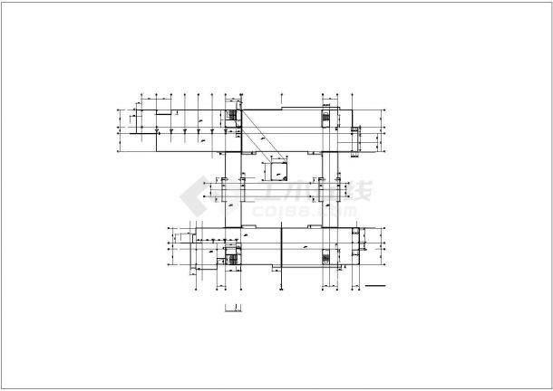 厦门市某重点大学6层框架结构教学楼全套建筑设计CAD图纸-图一