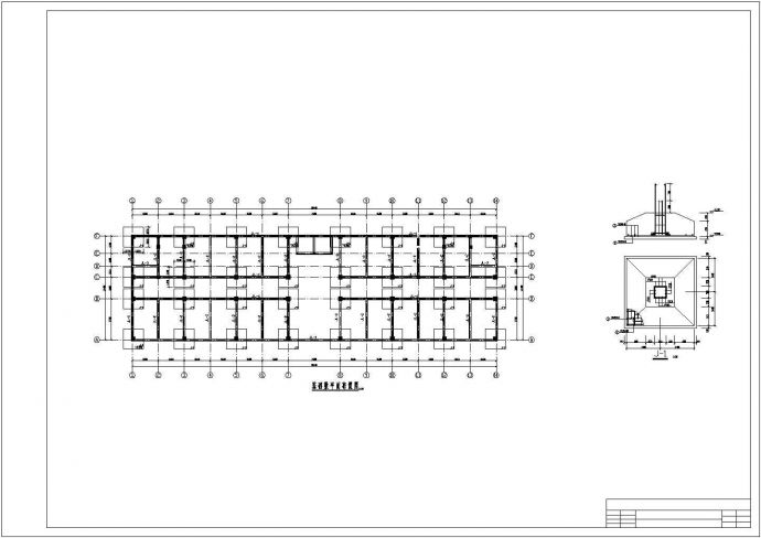 某六层4400平方米沙河办公楼毕业设计（含计算书、计算表格、结构图、施组）_图1