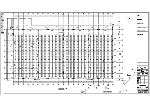 厂房设计_厦门市某大型五金制造厂单层厂房给排水系统全套设计CAD图纸-图一