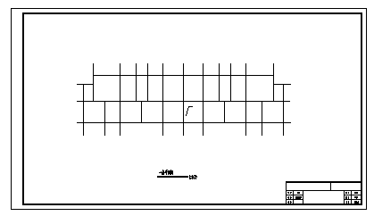 六层框架结构住宅楼建筑设计cad图(含计算书，共十一张)-图一