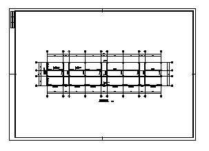 土木工程毕业设计_某六层框架结构临街商住楼建筑结构施工cad图(含计算书，毕业设计，图纸)-图二