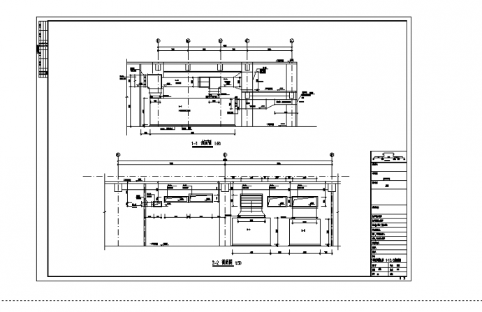 2套呼和浩特某机场空调机房设计施工cad图纸_图1