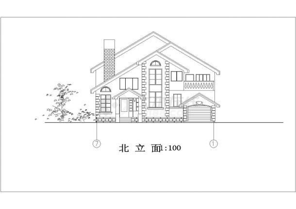别墅排屋CAD图纸——景观施工图分类细部大全-图二