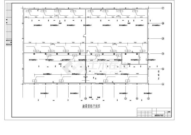 西安市某大型饮料厂罐装果汁库空调系统全套设计CAD图-图二