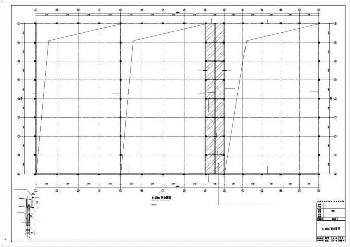 厂房设计_太原市某大型工厂单层钢结构加工厂房全套结构设计CAD图_图1